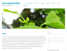Tablet Screenshot of lifeministriesvaldosta.com